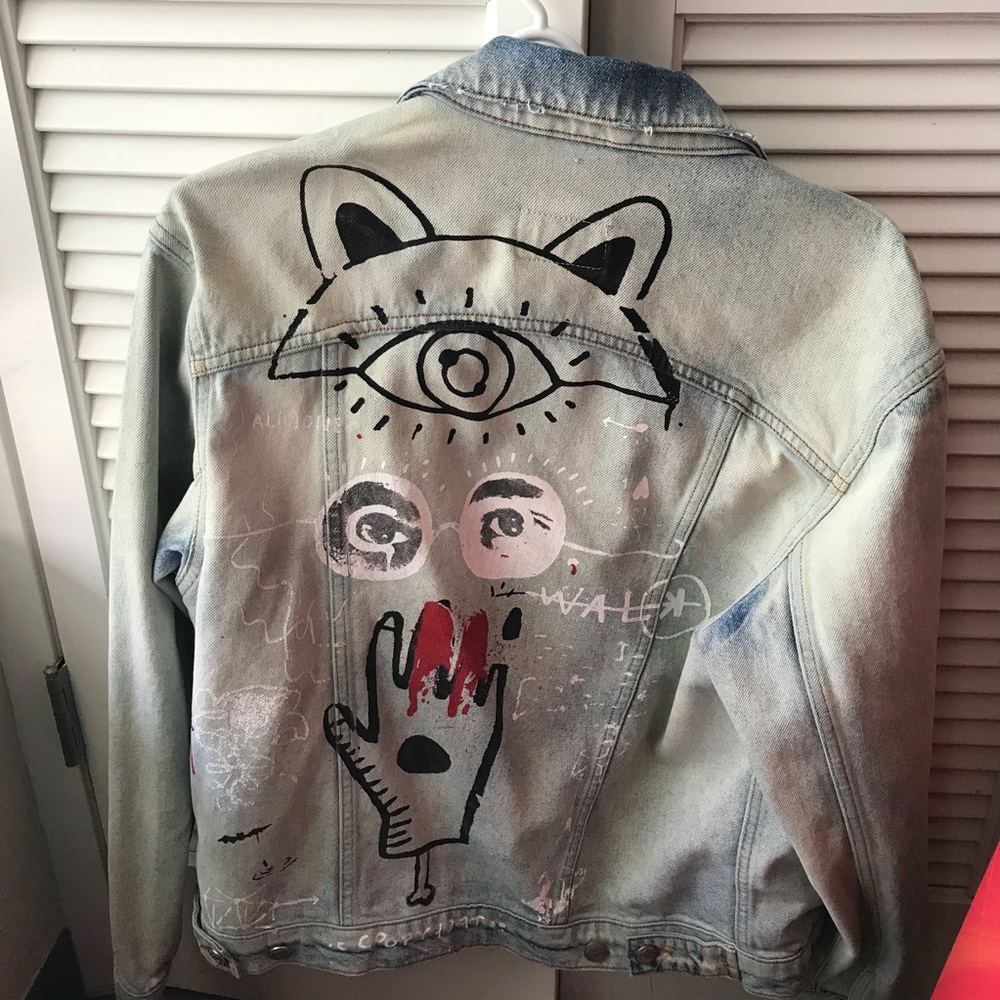 Zara oversized denim jacket